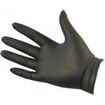 Pro Hygiene Black Nitrile Gloves Medium PK 100